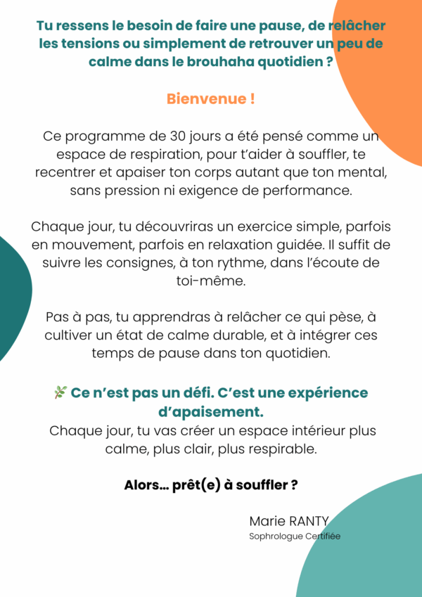 30 jours pour apprendre à souffler – Image 2
