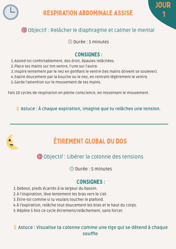Pack 5 jours : Je détends mon corps et ma tête – Image 4