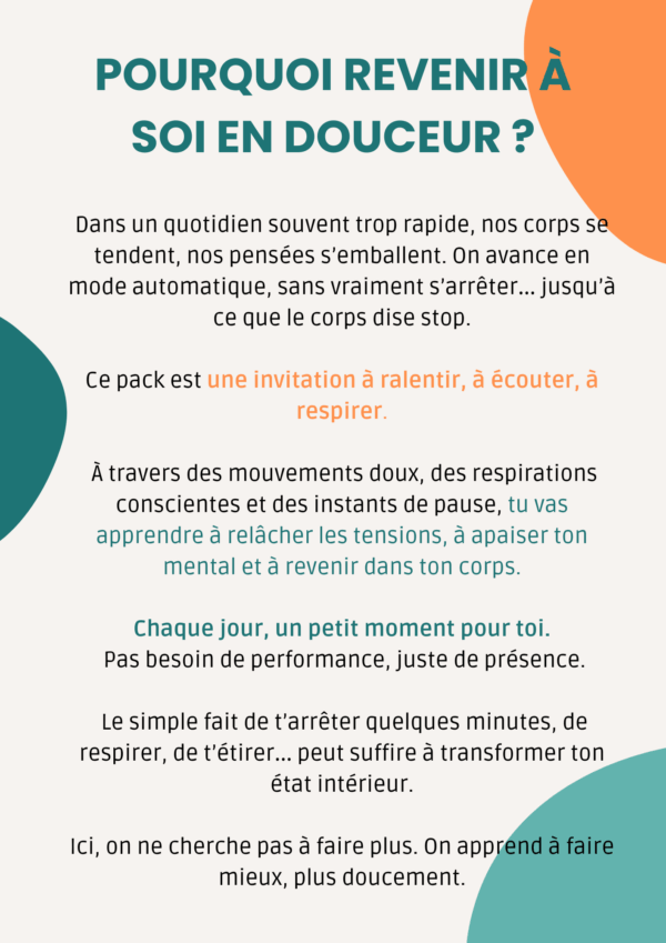 Pack 5 jours : Je détends mon corps et ma tête – Image 2