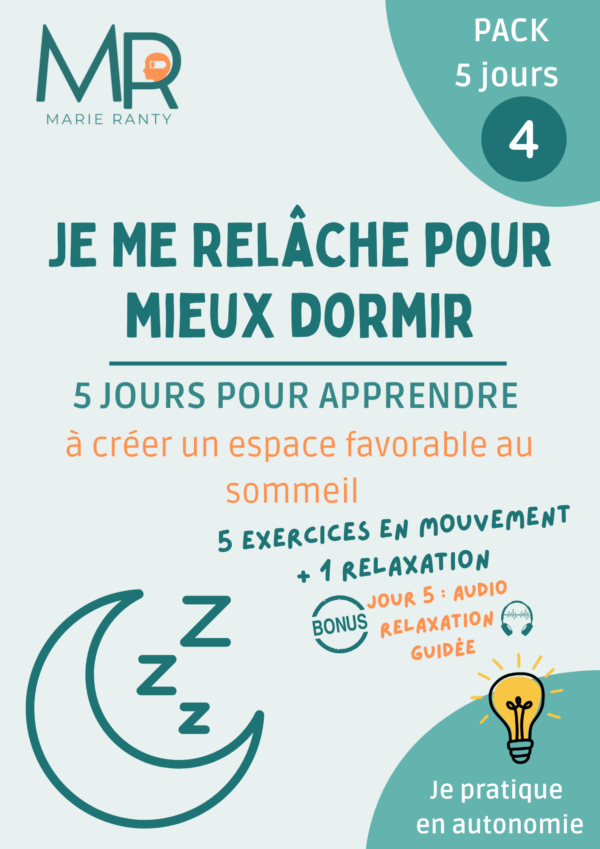 Pack 5 jours : Je me relâche pour mieux dormir