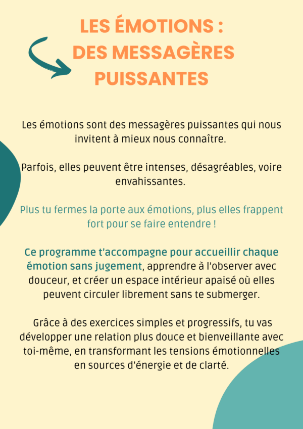 Pack 5 jours : J'accueille mes émotions – Image 2
