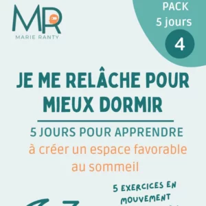 Pack 5 jours : Je me relâche pour mieux dormir